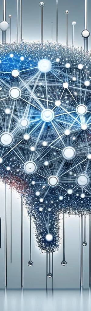 DALL·E 2024-01-12 22.01.31 - An abstract and visually clear representation of artificial intelligence in political campaigns, designed in a horizontal format. The image should fea